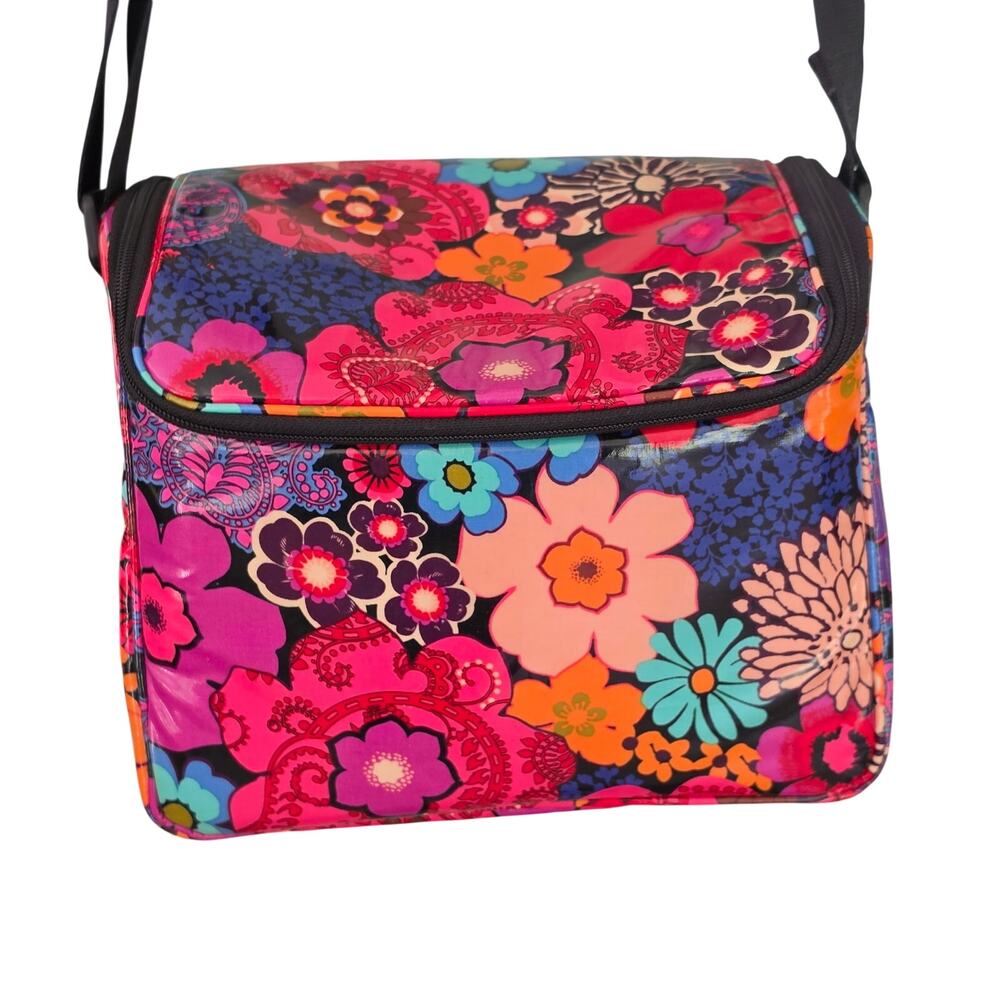 Vera Bradley Stay Cooler Vineyard Floral Crossbody Insulated Cooler Lunch Bag - Picture 2 of 6